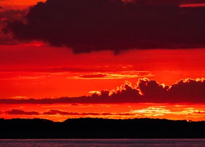 Atardecer en el Amazonas (vertical)