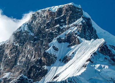 Huascarán desde Llanganuco (vertical)