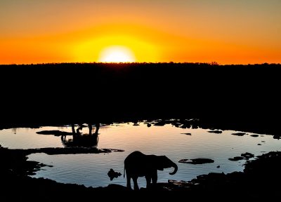 Atardecer en Africa