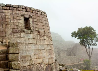 Templo del sol en Machu Picchu